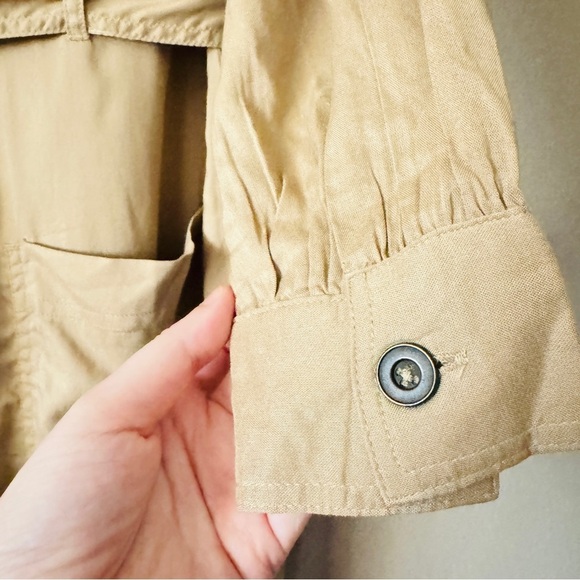 NWT ASOS Tan Jumpsuit with Belted Waist and Tapered Legs - Picture 7 of 10